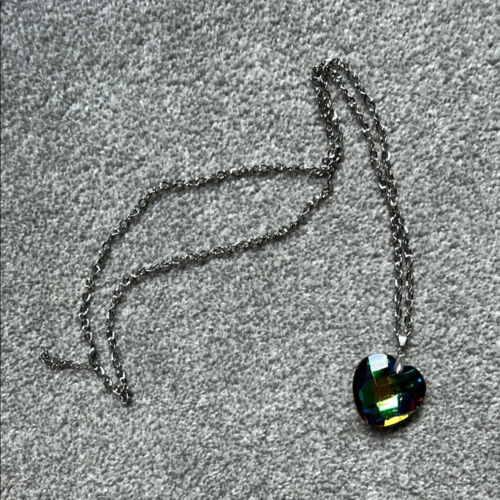 Vintage Heart Pendant Necklace
